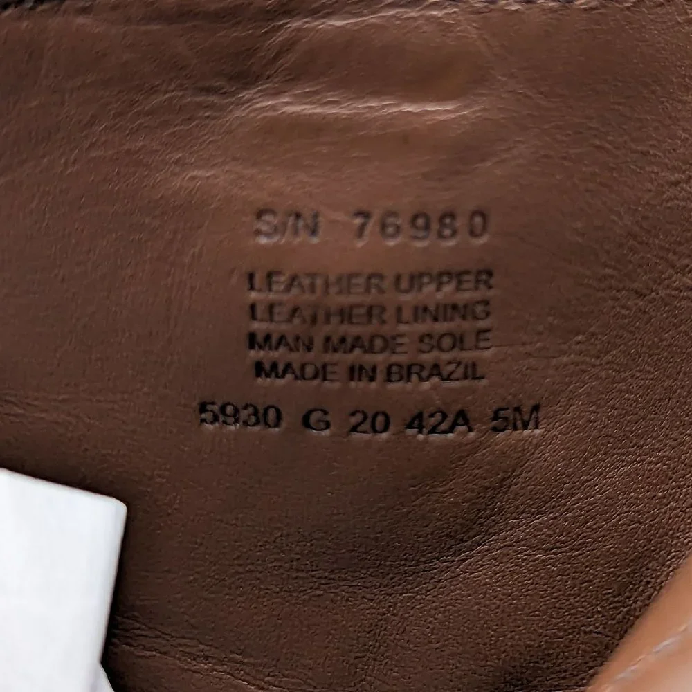 Tory Burch Women Sofia 85 Lug Sole T Logo Heeled Brown Suede Boots size 5 - Picture 8 of 11